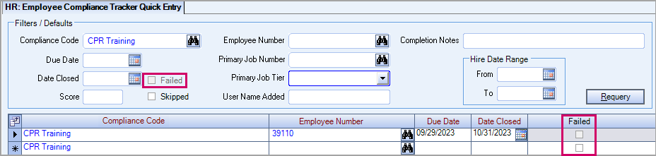 Hr Employee Compliance Tracker Quick Entry 7426