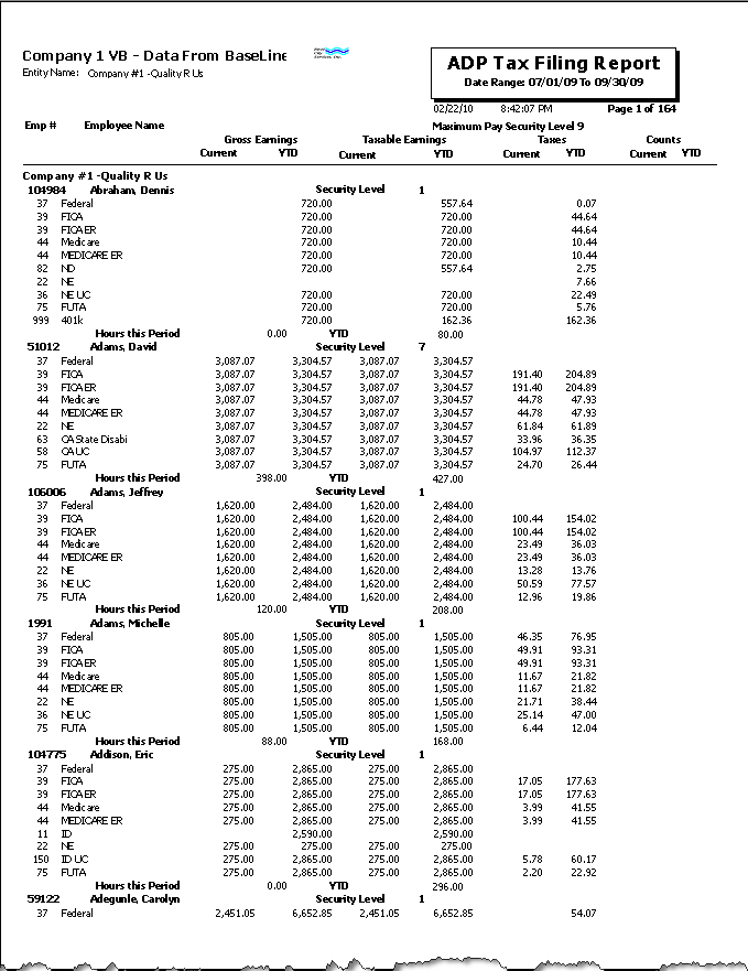 PAY TFI Tax Filing